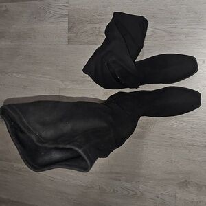 Alfani Black Suede Over-the-Knee Boots